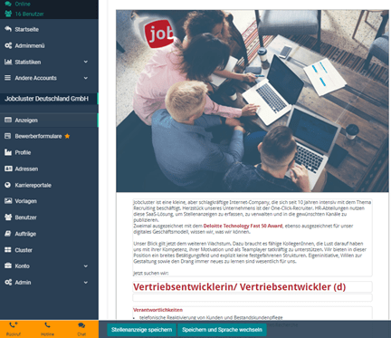 Erklärvideo I: One-Click Recruiter Anzeigenerstellung Erklärvideo I: One-Click Recruiter Anzeigenerstellung