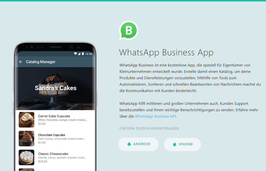 WhatsApp Business App