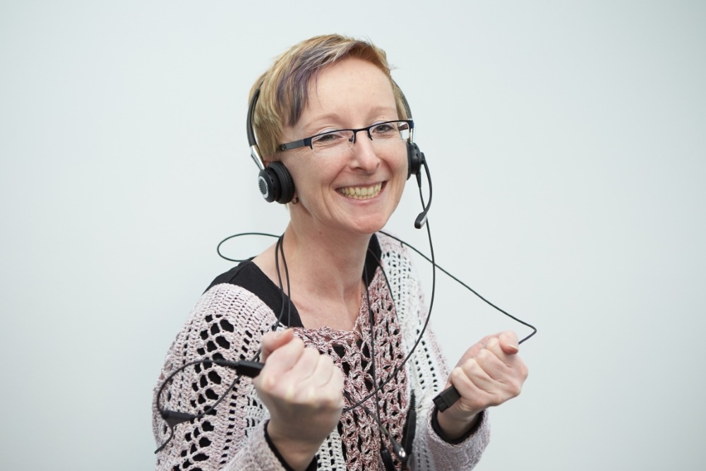 Heike im Jobcluster Vertriebsteam