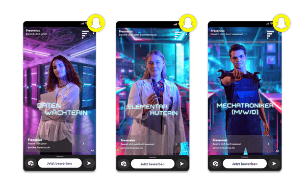 Snapchat Ads am Beispiel von Fresenius