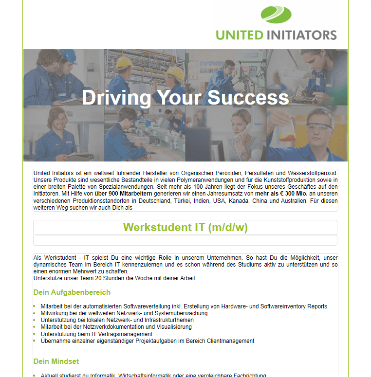 Der Recruiting Überblick zeigt KPIs zu Klicks, Interessenten und Bewerbern