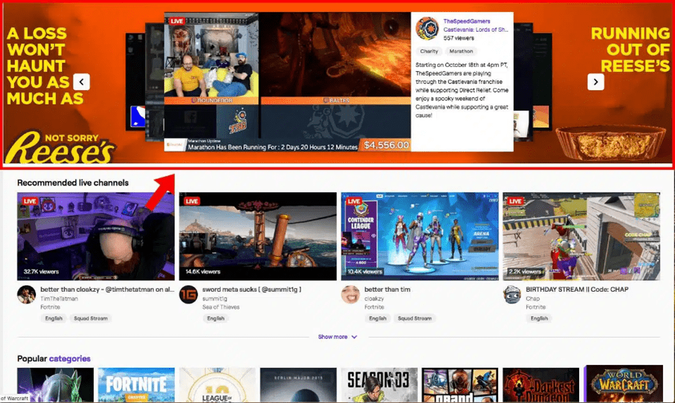 Display Anzeigen Twitch 