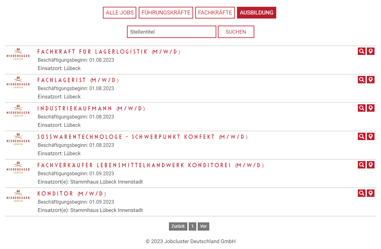 Individuelles Karriereportal zur nahtlosen Integration in Ihre Karriereseite