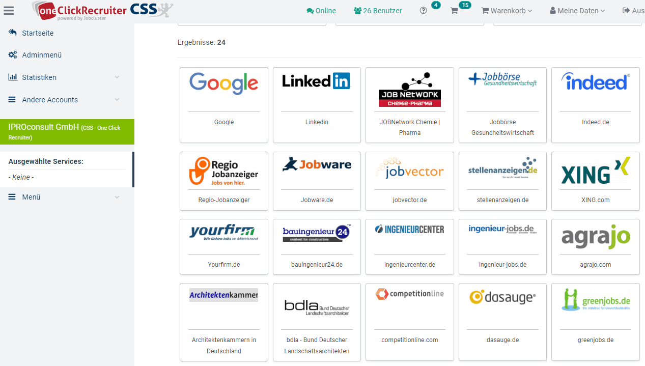 Die Kanal Analyse zeigt die Kosten pro Bewerber für Stellen und Publikationskanäle