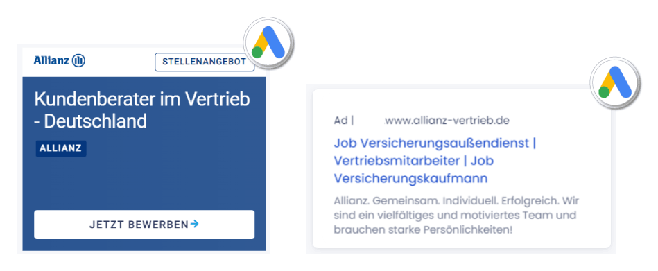 Anzeigen im Google-Netzwerk mit Programmatic Job Ads