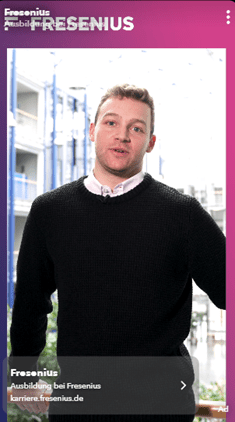 Fresenius Azubi Snapchat Kampagne