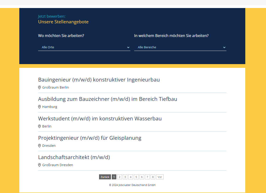 Karriereportal von IPROconsult
