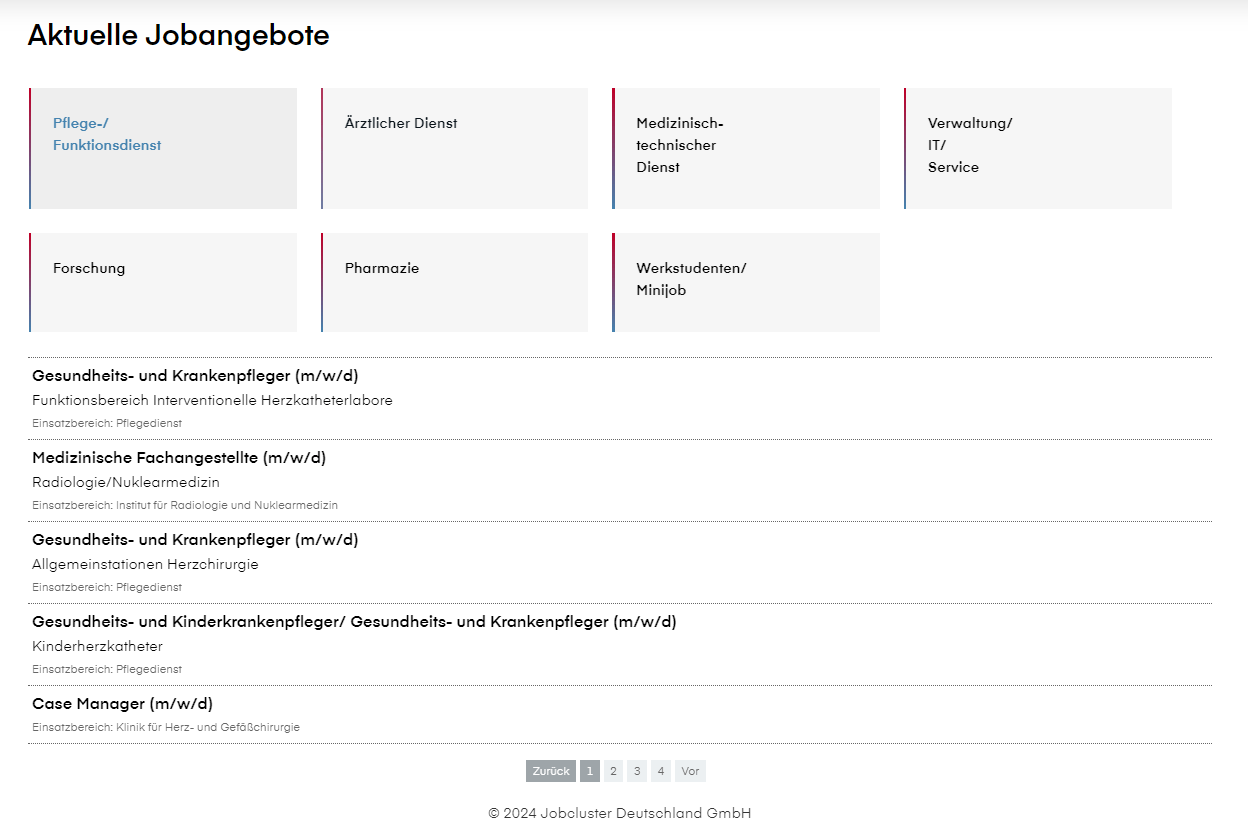Karriereportal von Deutsches Herzzentrum M&uuml;nchen