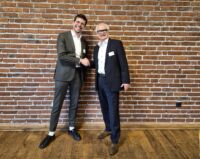 v.l.n.r. Jan Pröbsting-Adelowo, Geschäftsführer von Raiffeisen-NetWorld und Alexander Baumann, Geschäftsführer von Jobcluster Deutschland